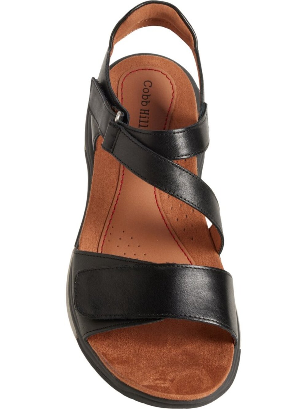 Cobb Hill Size 8.5M Fiah Leather Women's Sandals Black Color New